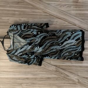 Papillon Blanc Women's V-Neck Dress Size Small (4)